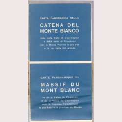 Kort over Mont Blanc