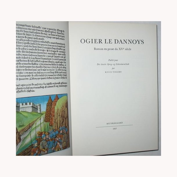 Ogier Le Dannoys Roman en prose du XVe siecle