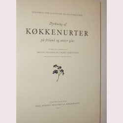 Dyrkning af Kkkenurter p friland og under glas