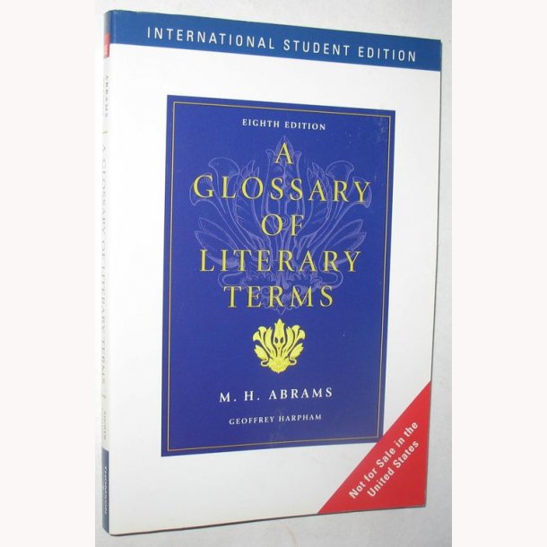 A Glossary of Literary Terms