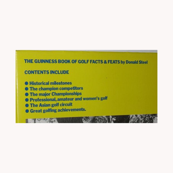 The Guinness Book of Golf Facts &amp; Feats