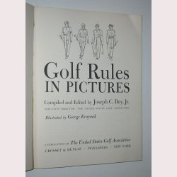 Golf Rules in Pictures New 1966 Edition