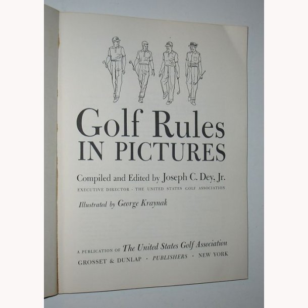 Golf Rules in Pictures New 1966 Edition