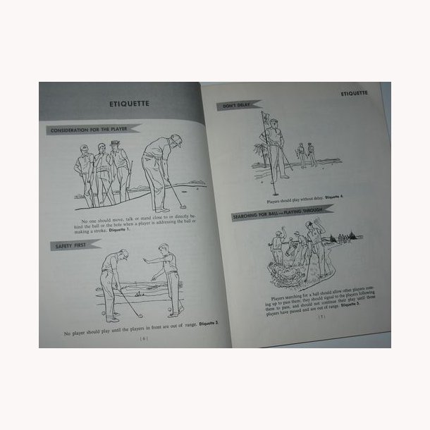 Golf Rules in Pictures New 1966 Edition