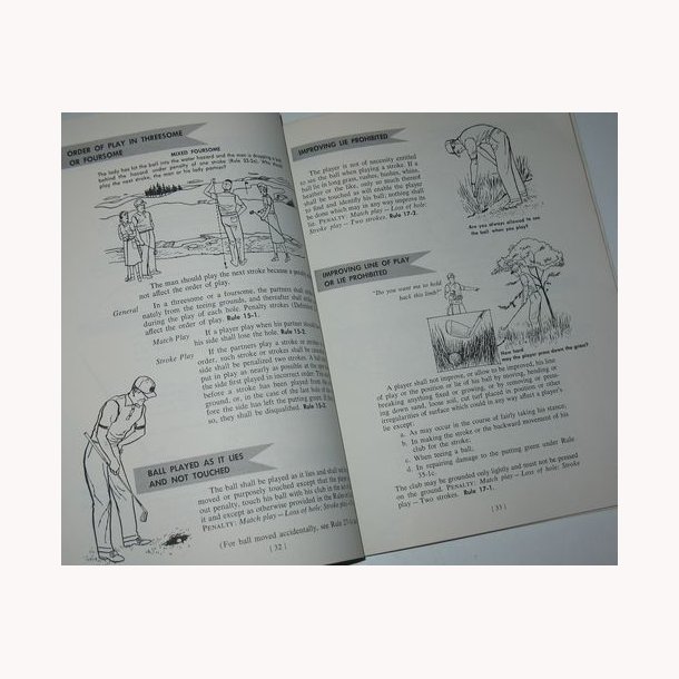Golf Rules in Pictures New 1966 Edition