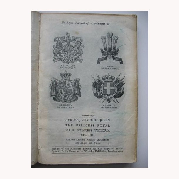 Hardy&acute;s Anglers&acute; Guide 1934