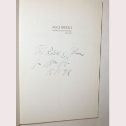 Machiavelli Markedskonomien og mig - signeret