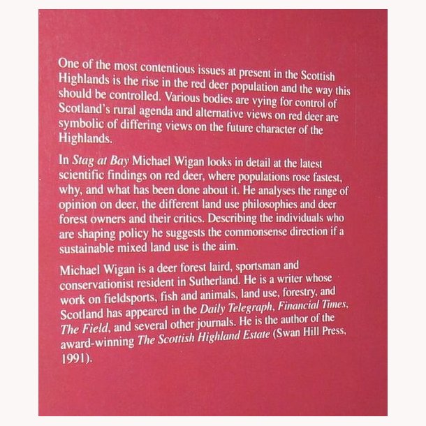 Stage at Bay - the Scottish Red Deer crisis