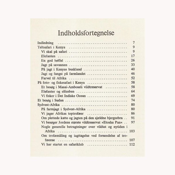 P jagt i Afrika