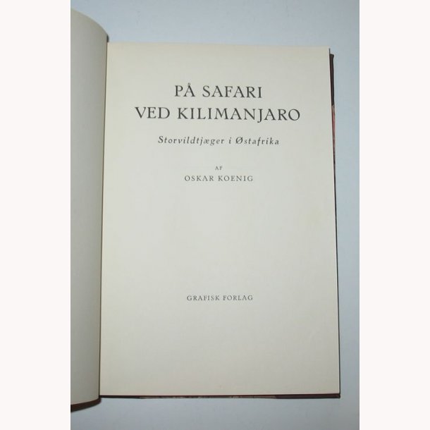 P safari ved Kilimanjaro