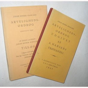 Arvelighedsordbog + tillg