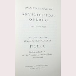 Arvelighedsordbog + tillg