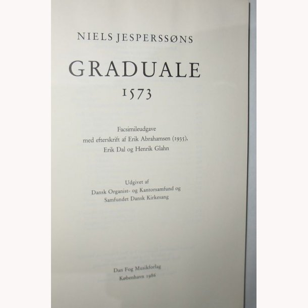 Niels Jesperssns Graduale 1573
