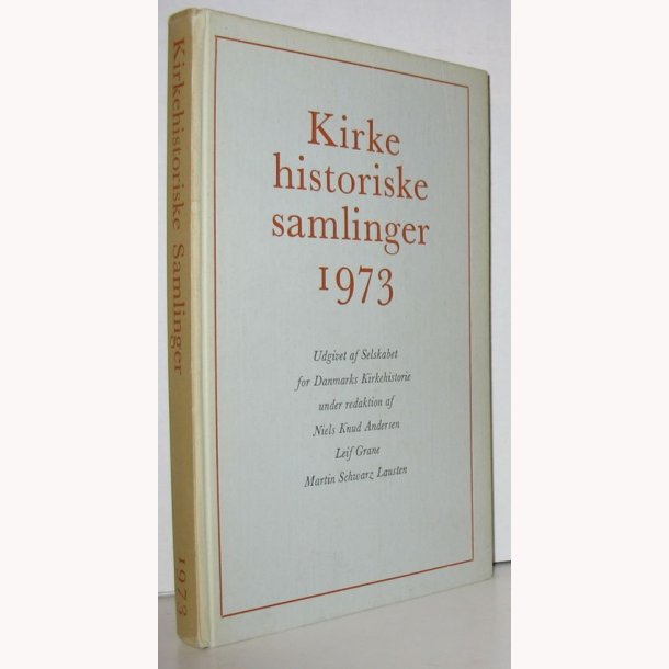Kirkehistoriske samlinger 1973