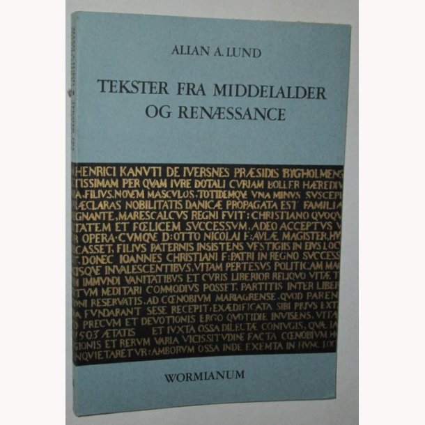 Tekster fra middelalderen og renssance