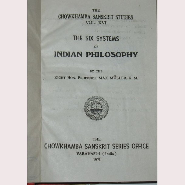 The Six Systems of Indian Philosophy
