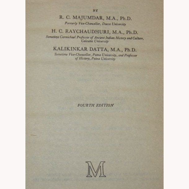 An Advanced History of India