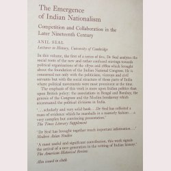 The Emergence of Indian Nationalism
