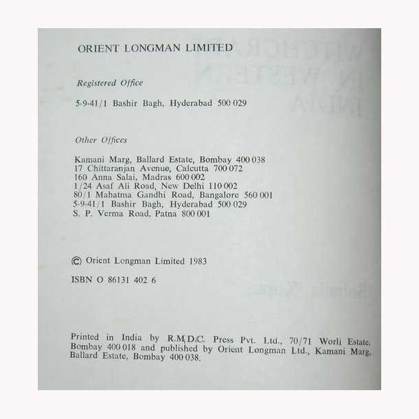 Witchcraft in Western India