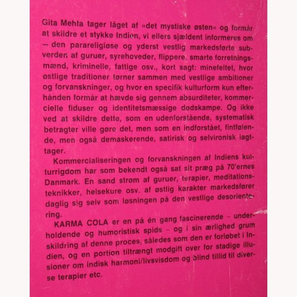 Karma Cola - stens mystik p markedet
