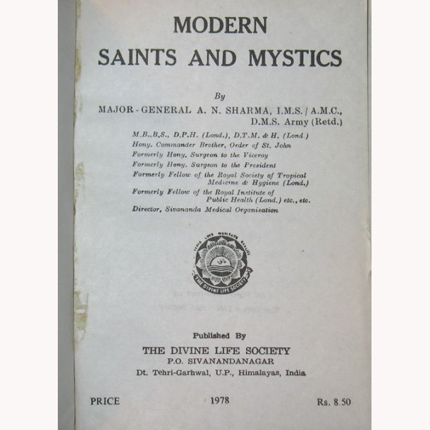 Modern Saints and Mystics