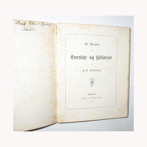 Et Minde om Eventyr og Historier