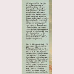 Provinsmatadorer fra 1700-rene