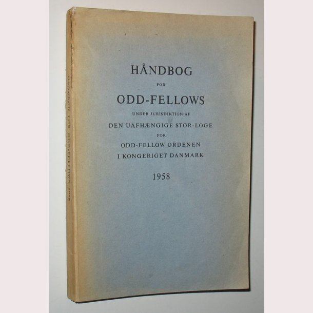 Hndbog for Odd-Fellows 1958