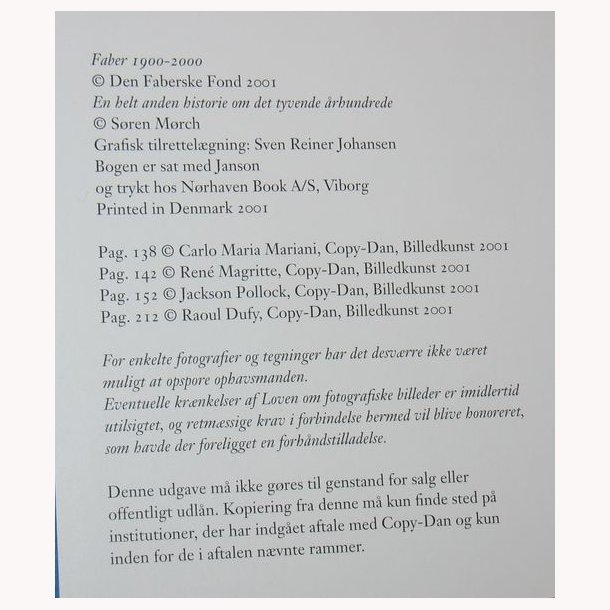 Faber 1900-2000 del 1+2