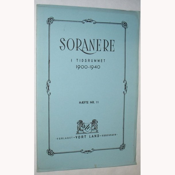 Soranere i Tidsrummet 1900-1940, nr. 11