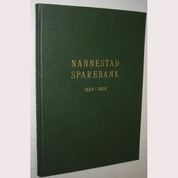 Nannestad Sparebank 1859-1959