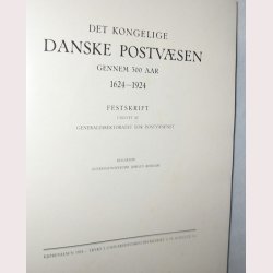 Det Danske Postvsen 1624-1924