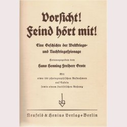 Vorsicht! Feind h&ouml;rt nit!