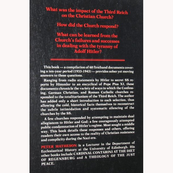 The Third Reich and the Christian Churches