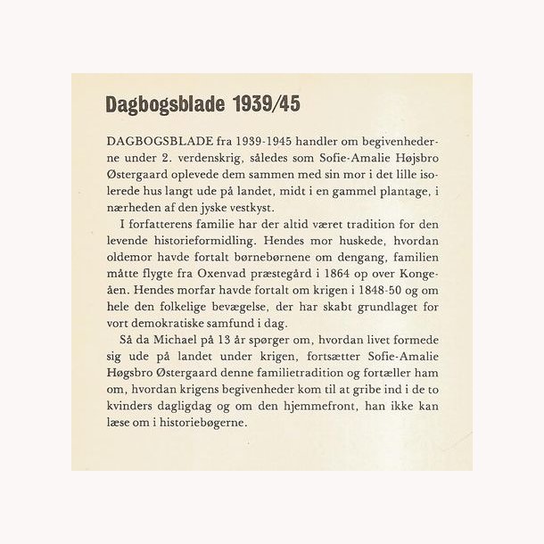 Dagbogsblade 1939/45