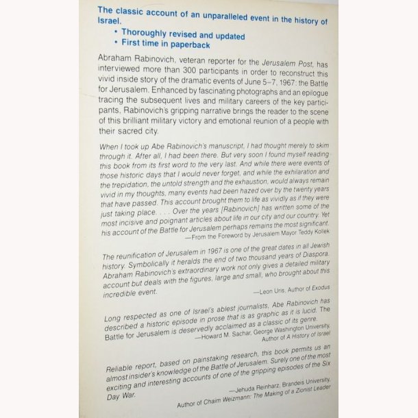 The Battle for Jerusalem