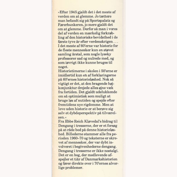 Dengang i 60&acute;erne - billeder fra dengang