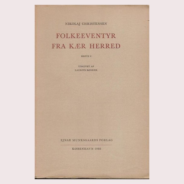 Folkeeventyr fra Kr Herred hefte 3