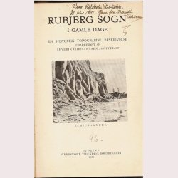 Rubjerg Sogn i gamle dage