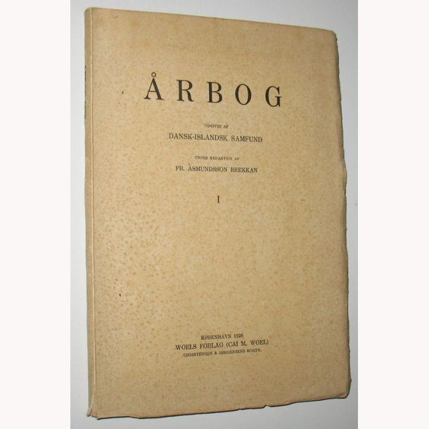 Dansk-Islandsk Samfund rbog nr. 1 1928