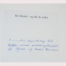 Hr. Michel - og alle de andre - signeret
