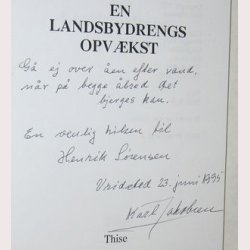 En landbydrengs opvgst