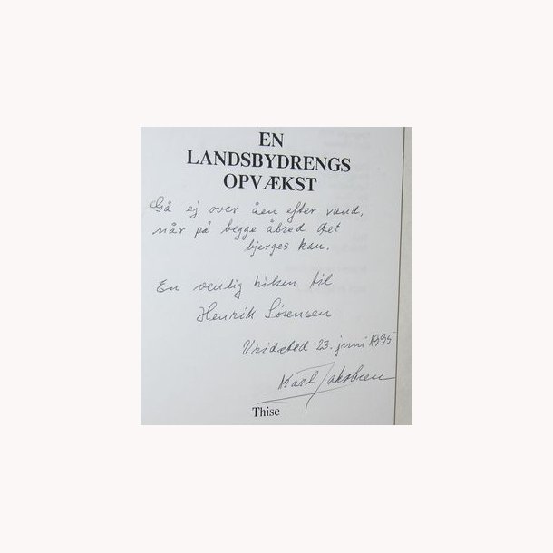 En landbydrengs opvgst