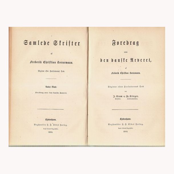 Samlede skrifter af Frederik Christian Bornemann