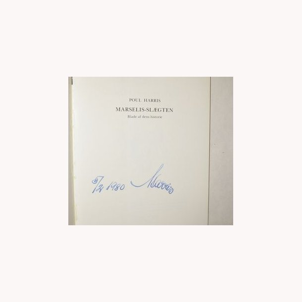 Marselis-slgten - signeret