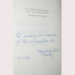 Mod fjerne horisonter - signeret