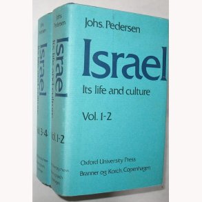 Israel Its life and culture 4 dele i 2 bind