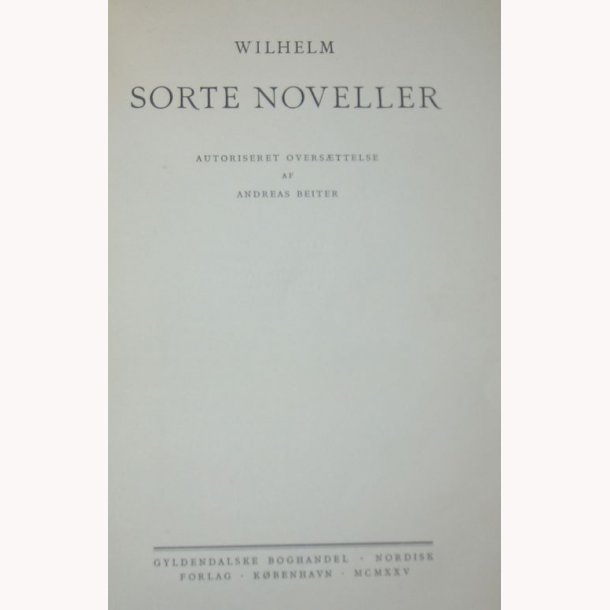 Sorte noveller