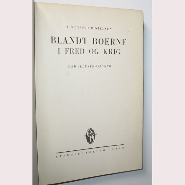 Blandt Boerne i Fred og Krig