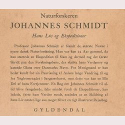 Naturforskeren Juhannes Schmidt